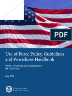 CPB Use of Force Policy Handbook
