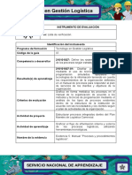 IE Evidencia 5 Manual Procesos y Procedimientos Logisticos