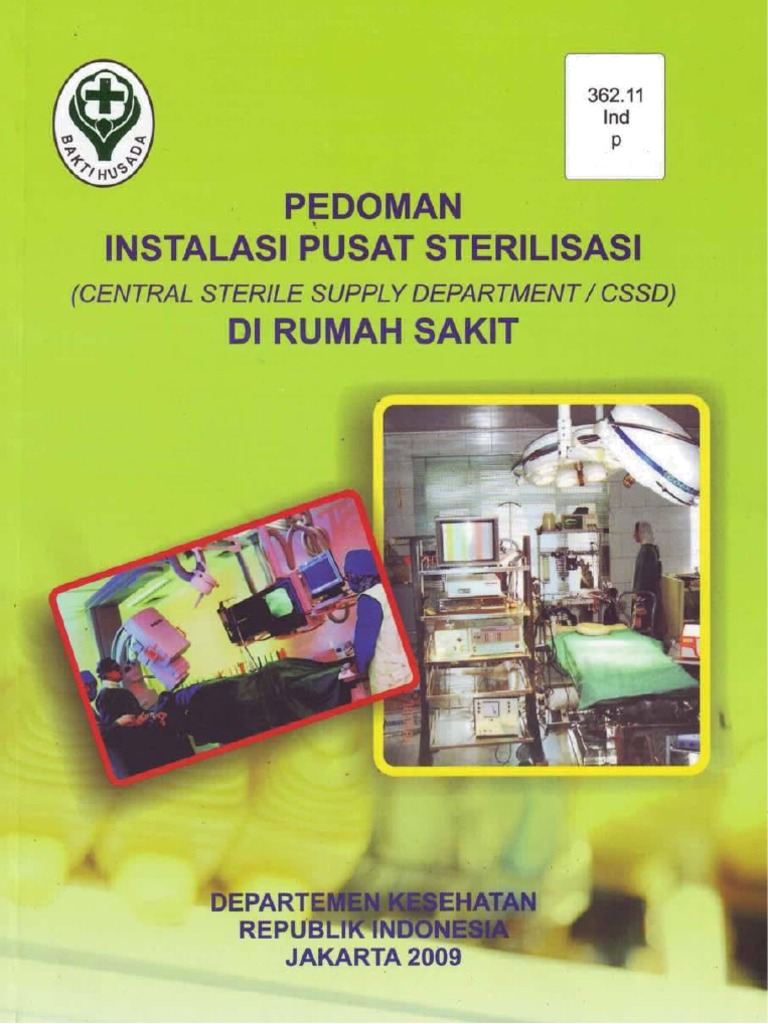 Pedoman Ruangan CSSD Depkes RI 2009 | PDF