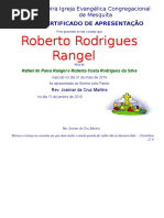 Certificado de Apresentacao