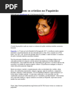 Como Vivem Os Cristãos No Paquistão