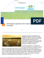 Principales Aspectos de La Agricultura de Precisión - Cosmoagro S.A