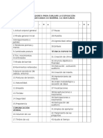 Indicadores para Evaluar La Exposición