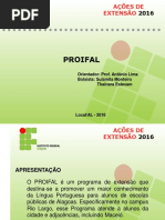 APRESENTAÇÃO AVALIAÇÃO 2016