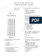 129086795 Examen de Fisica Preparacion Pruebas Saber 11 MRU y MUA