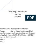 20 Mei 2019 Morning Conference Appendisitis
