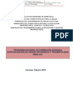 PNFA - Cirugia Ortopedica YTraumatologia