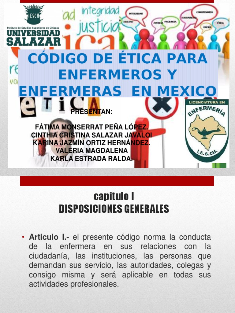 Codigo de Etica Enfermería México