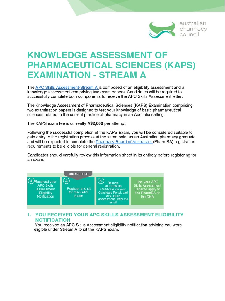 KAPS Exam Info Pack (Feb2019) PDF PDF Identity Document Visa Inc.