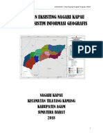 Pemetaan Eksisting Nagari Kapau Berbasis Sistim Informasi Geografis