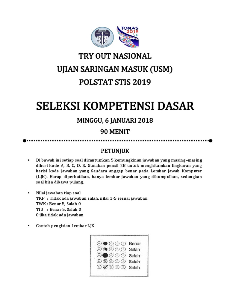 Contoh Soal Twk Stis Guru Paud