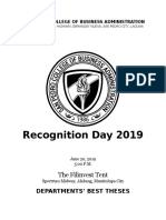 Recognition Day 2019: The Filinvest Tent