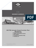 DEIF AGC PM Designer's Handbook 4189341008 UK