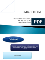 Embriologi PT 1