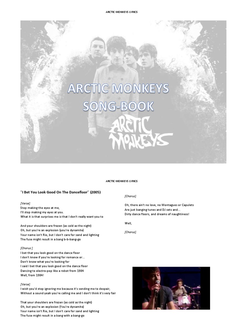Arctic Monkeys Lyrics Pdf Nature