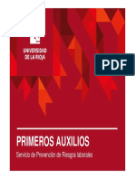 Manuales Prevención - Primero Auxilios