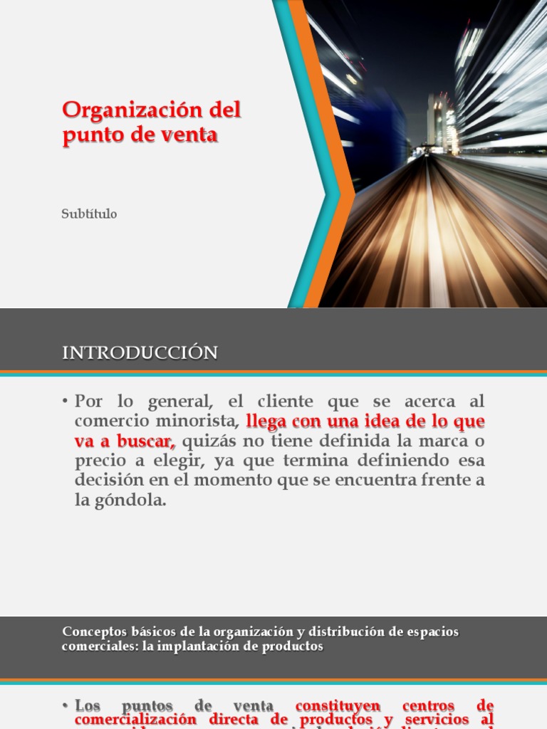Organización y diseño del punto de venta | PDF | Al por menor | Marketing
