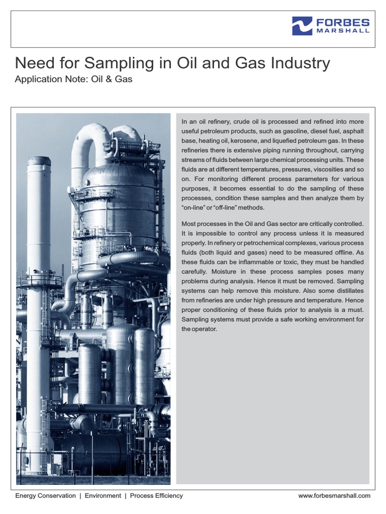 Sampling System PDF Oil Refinery Gasoline