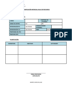 Formato de Planificación