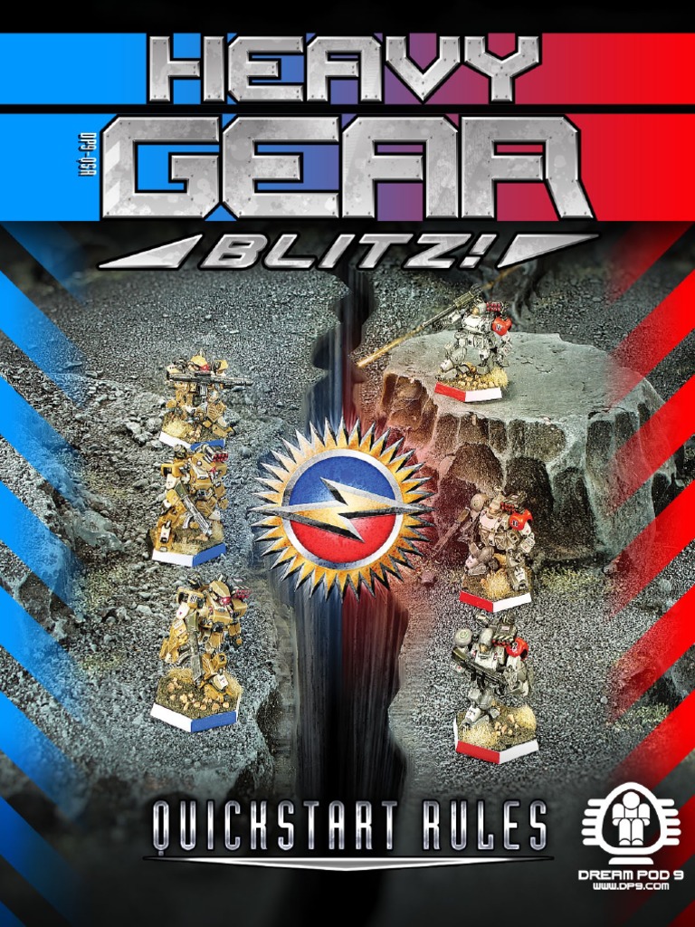 New Heavy Gear Blitz Quick Start Rules PDF Dice Military
