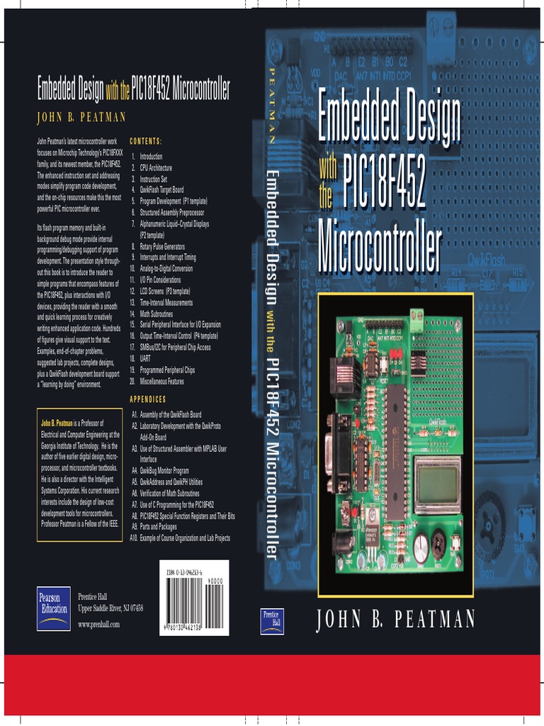 Embedded Design with PIC18F452 Guide | PDF | Microcontroller | Embedded ...