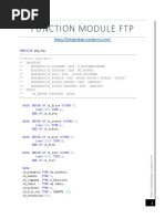 Function Module FTP