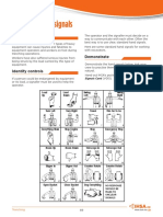 Excavator Hand Signals