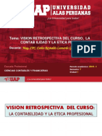 Semana 1 - Vision Retrospectiva Del Curso, La Contab Ilidad y La Etica Profesional