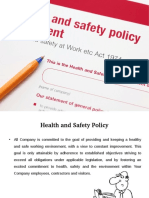 Health and Safety Policy