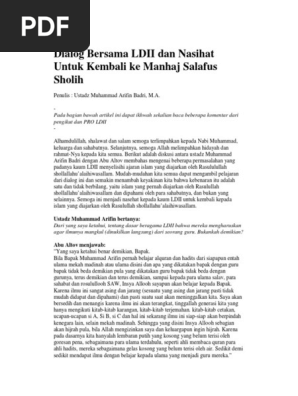 Dialog Bersama Ldii Pdf