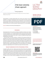 Ultrasonography of The Lower Extremity Veins: Anatomy and Basic Approach