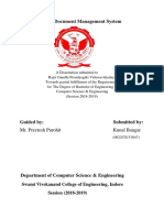 Report of Online Document Management System