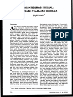 ID Disintegrasi Sosial Sebuah Tinjauan Budaya PDF