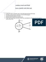 Secondary Track and Field How To Mark Out Discus Javelin and Shot Put