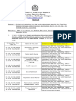 Notice: Government of Jammu and Kashmir Services Selection Board Zum Zum Building, Rambagh, Srinagar.