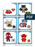 Superheroes Flashcards