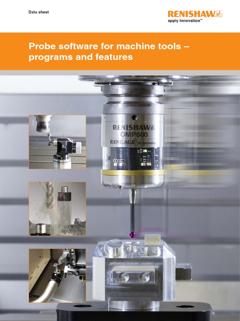 H-2000-2298-17-A Data Sheet Probe Software For Machine Tools - Programs ...