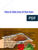 How to Take Care of Your Eyes