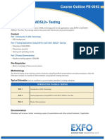 Introduction to ADSL2+ Testing