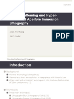 Double Patterning and Hyper-NA Immersion Lithography Techniques