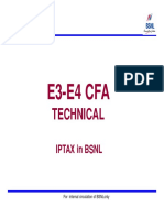 E3-E4 CFA TECHNICAL: IPTAX in BSNL overview