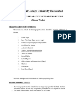 Training Report Format 1 1