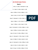 Gaelic Football League Fixtures