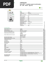 Product Data Sheet: Acti 9 iID K - Residual Current Circuit Breaker - 2P - 25A - 30ma - Type AC