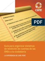 Guía sobre cómo rendir cuentas | Care Perú 2010
