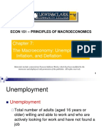 The Macroeconomy: Unemployment, Inflation, and Deflation: ECON 151 - Principles of Macroeconomics