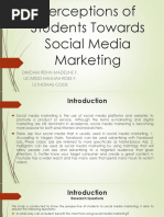 Perceptions of Students Towards Social Media Marketing