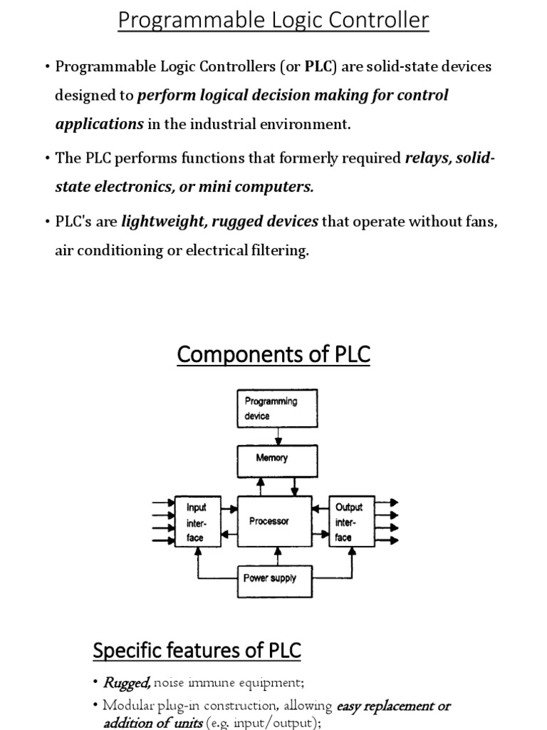 Applications in The Industrial Environment | PDF | Programmable Logic ...