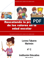 Los Valores en La Edad Escolar