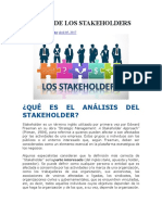 Análisis de Los Stakeholders